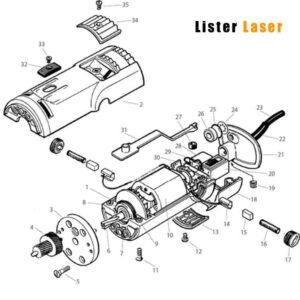 Lister Laser Parts